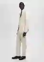 Pantalón Amalfi Crudo Talla 48 Hombre Mango