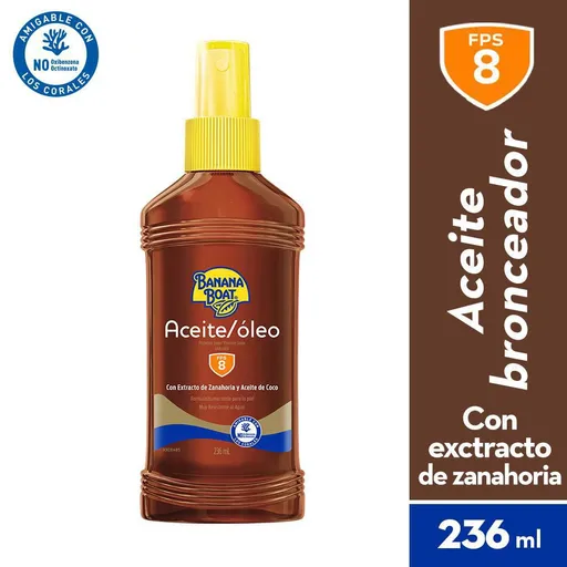 Banana Boat Aceite Protector SPF 8 