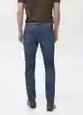 Jean Jan Tejano Oscuro Talla 40 Hombre Mango