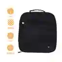 Lonchera Con Bolsillo en Frente Negro Miniso