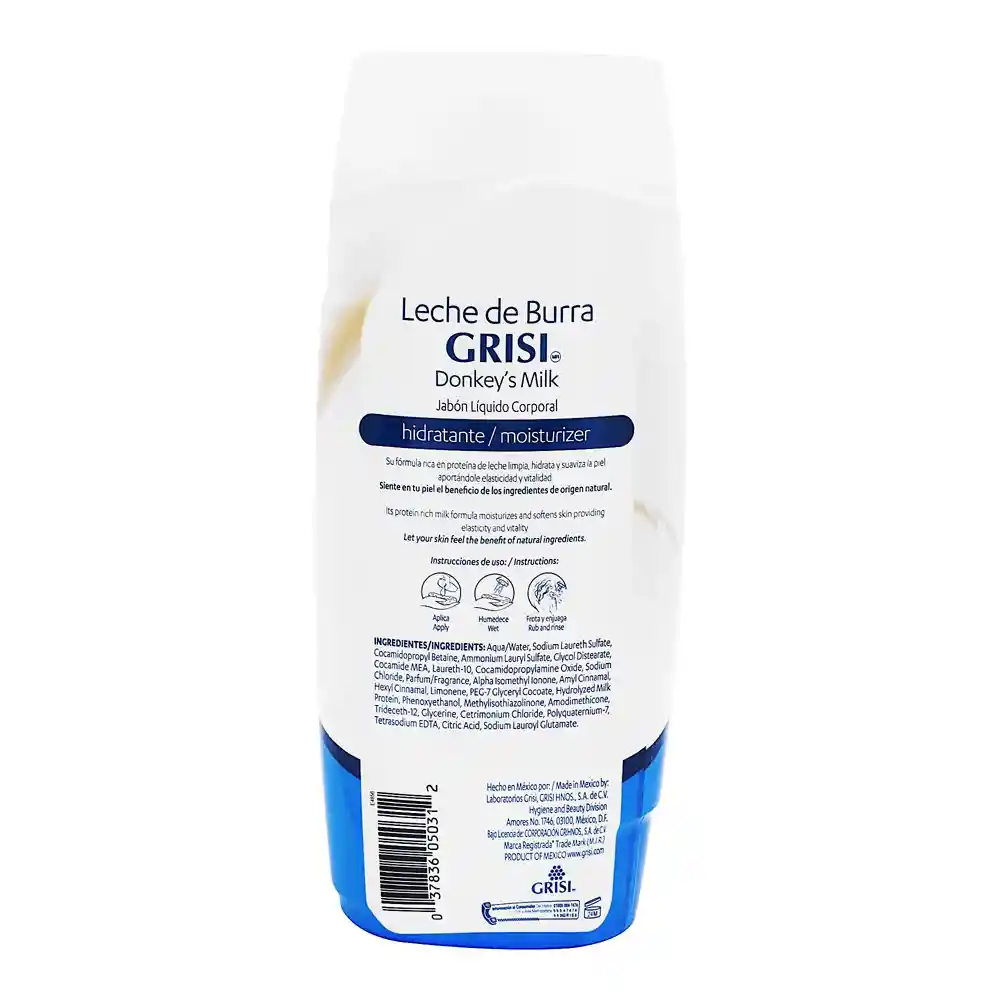 Grisi Gel de Baño Leche de Burra