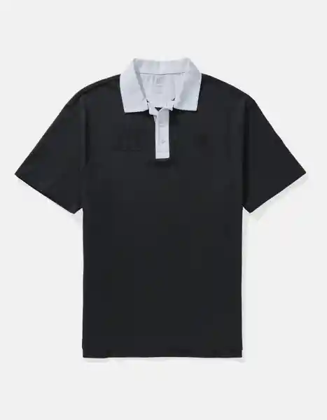Camiseta Polo Hombre Negro Talla: SMALL 4189004 American Eagle