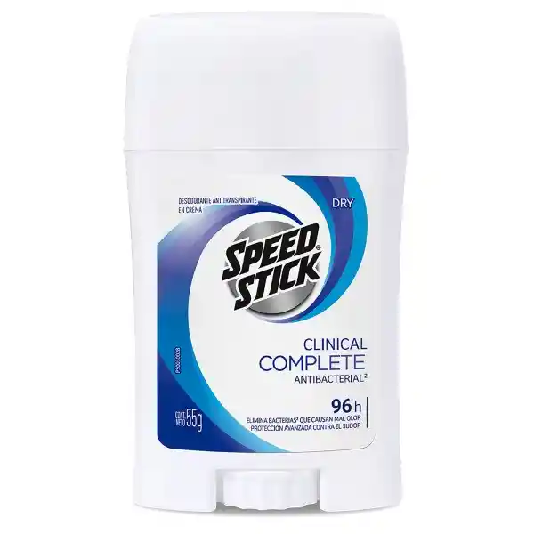 Desodorante Hombre Speed Stick Clinico Antibacterial 55 g x 2