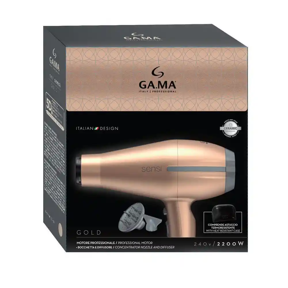 Gama Secador Cabello 5D Sensi Gold 1 U