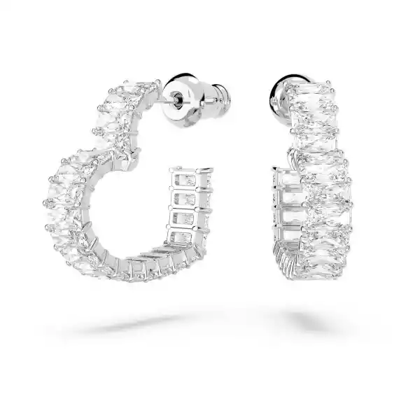 Aretes Matrix Blanco 5653170 Swarovski