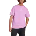 Adidas Camiseta Manga Corta Lifestyle Hombre Morado Talla M