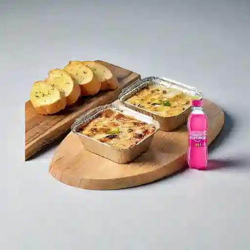 Combo 2 Lasagnas Personales + Manzana 250 ml