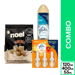 Combo Mamá Noel Baileys + Glade Paraiso Azul + Aceites Naturales