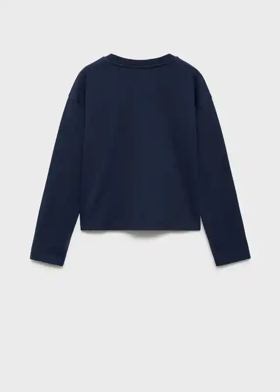 Camiseta Days Navy Talla 08 Niñas Mango