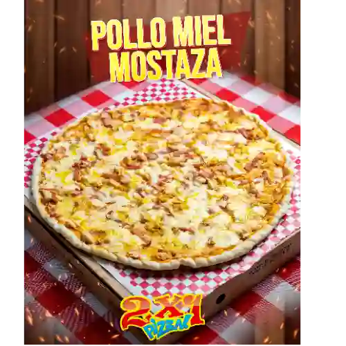 2X1 Pizza 28Cm Pollo-miel Mostaza