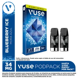 Vuse Go Vaporizador Pods Blueberry Ice (34 mg)