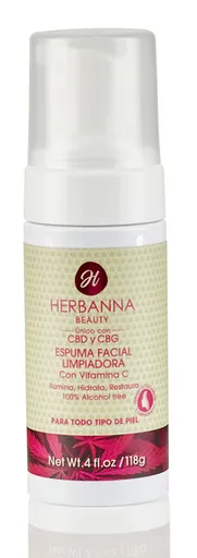 Herbanna Espuma Facial Limpiadora