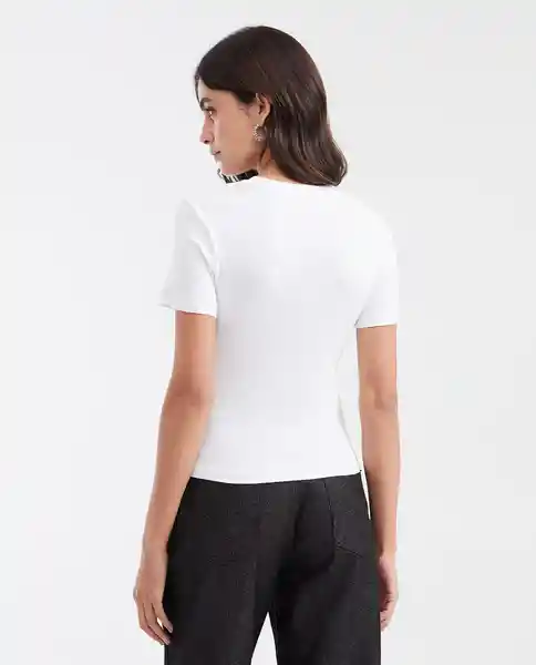 Camiseta Essential Crewneck Blanco 0 Claro Talla XS Chevignon