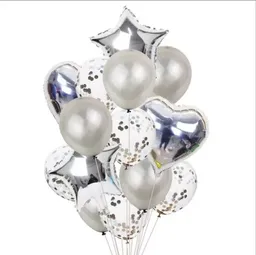 El Tío Bouquet de Globos Plata