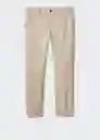 Pantalón Dublino Arena Talla 46 Hombre Mango