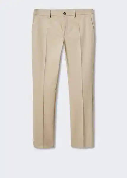 Pantalón Dublino Arena Talla 46 Hombre Mango