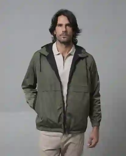 Chaqueta Hombre Verde Talla L 129G005_VER190309 Rifle