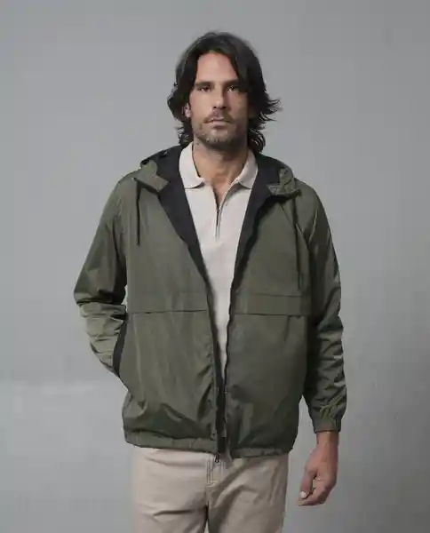 Chaqueta Hombre Verde Talla L 129G005_VER190309 Rifle