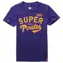 Superdry Camiseta Collegiate Graphic Tee 220 Hombre Talla S