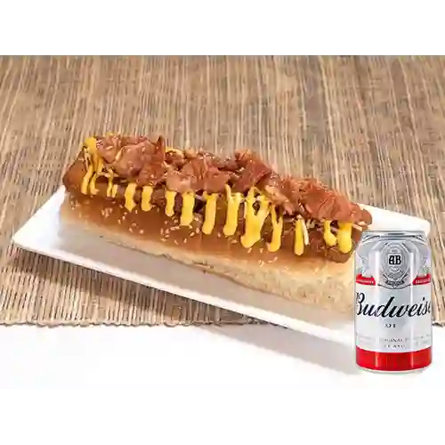 Combo Tasty Dog + Budweiser 355 ml