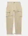 Pantalón Hombre Beige Talla 34 x 32 5034281 American Eagle