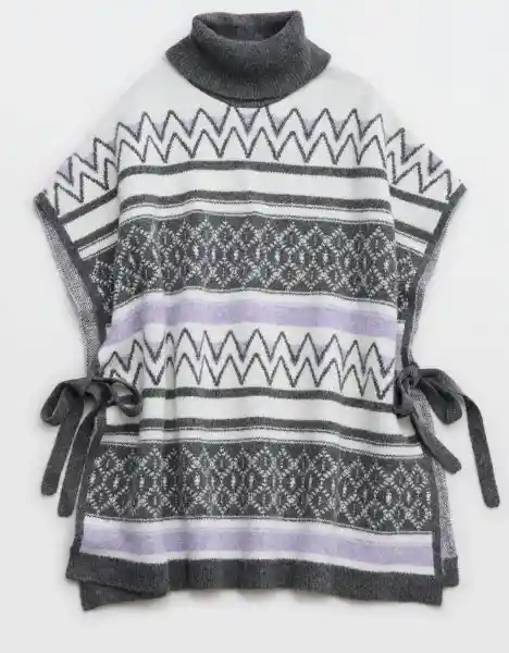 Cárdigan Aerie Gris Talla: Medium American Eagle