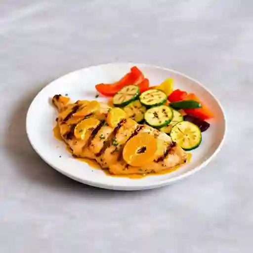 Filete De Pollo A La Mandarina