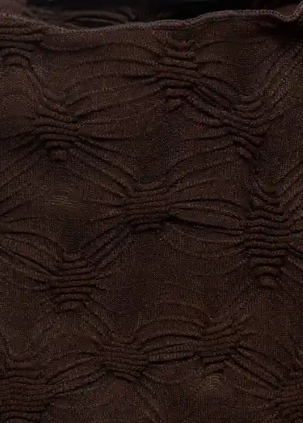 Top Acadia Chocolate Talla S Mujer Mango