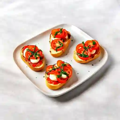 Bruschetta a la caprese