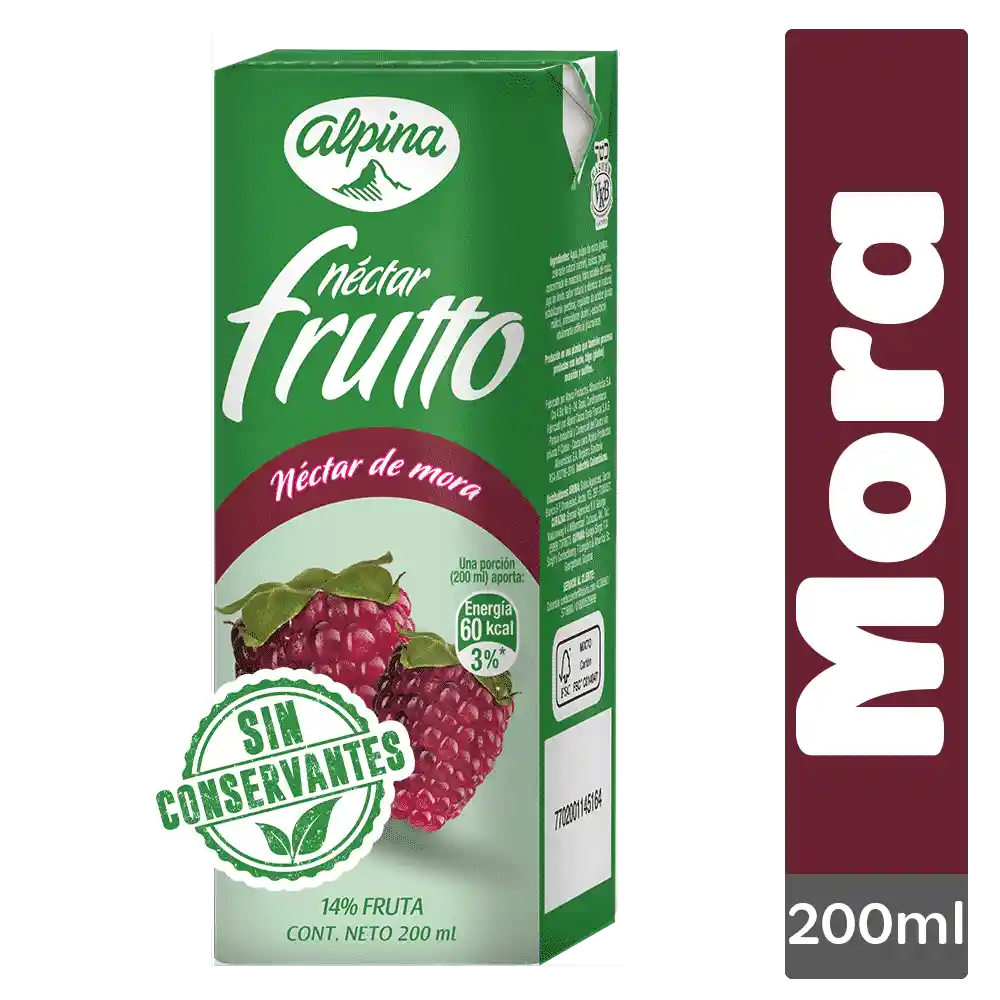 Frutto Mora Caja 200ml