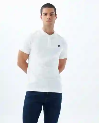 Camiseta Hombre Blanco Talla S 800G002_BLA114001 Americanino