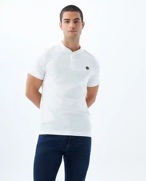 Camiseta Hombre Blanco Talla S 800G002_BLA114001 Americanino