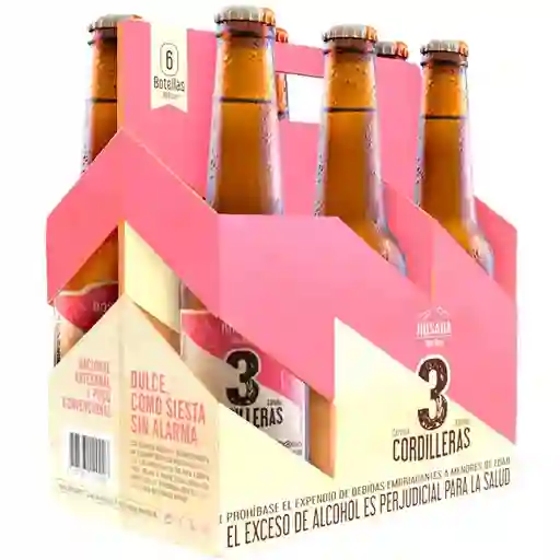 SIX PACK CERVEZA 3 CORDILLERAS (6 UND)