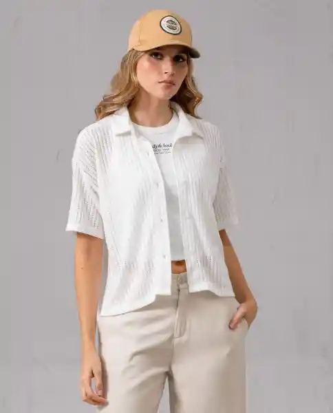 Camisa Mujer Blanco 0 Claro Talla L 44540 Rifle