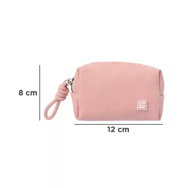 Monedero Con Nudo Rosa Serie Miniso