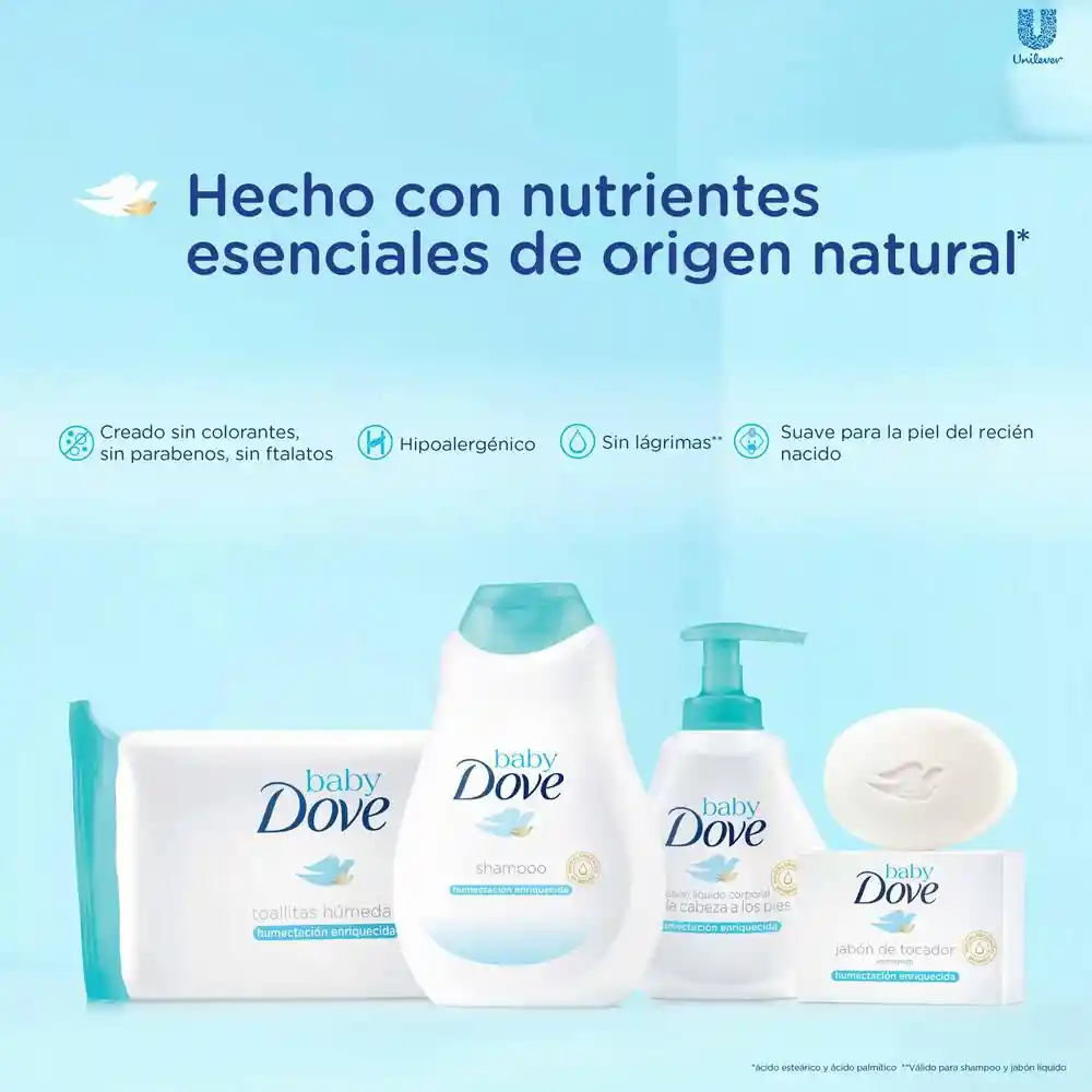 Dove Baby Shampoo Humectación Enriquecida