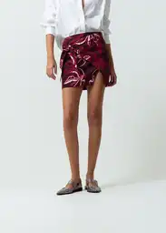 Falda Maria Mujer Morado Vino Ultra Oscuro T 8 542G325 Naf Naf