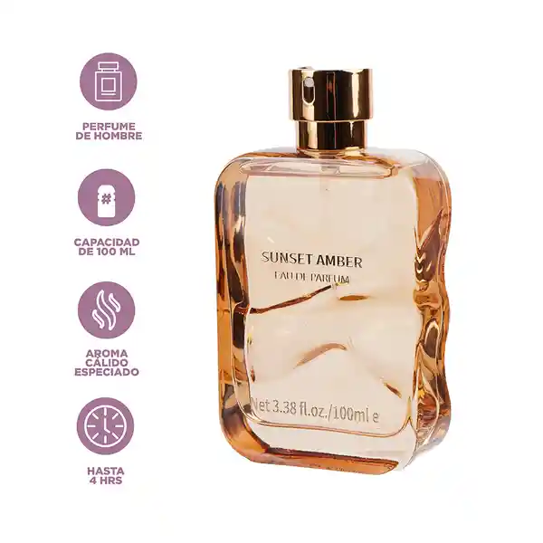 Perfume Para Hombre Sunset Amber Miniso