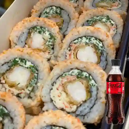 Combo Volcano Roll + Coca Cola Sin Azúcar 400 ml