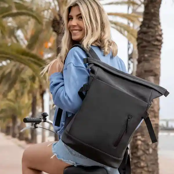 Kapten & Son Mochila Ergonómico Aarhus Negro