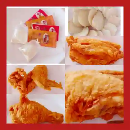 Combo Medio Pollo Broaster