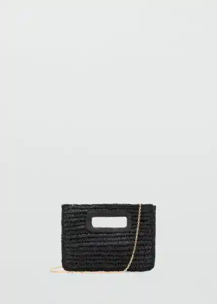 Bolso P Holbox Negro Talla 99 Mujer Mango
