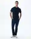 Camiseta Hombre Azul Talla XL 800G002_AZU194023 Americanino