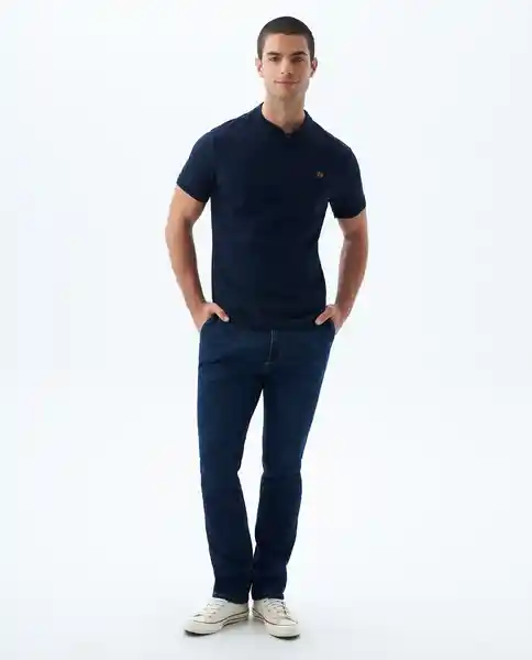 Camiseta Hombre Azul Talla XL 800G002_AZU194023 Americanino
