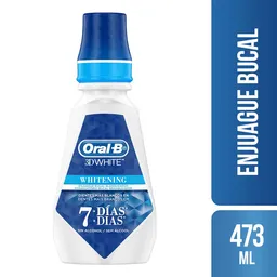 Enjuague Bucal Blanqueador Oral-B 3D White Whitening 473 ml