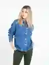 Chaqueta Oun Mujer Azul Índigo Oscuro Talla L Naf Naf