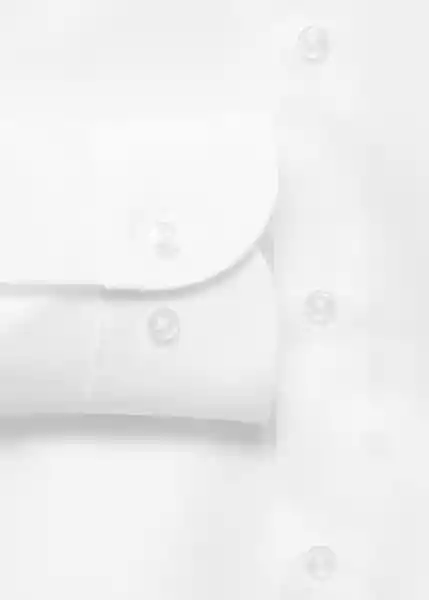 Camisa Marta Blanco Talla M Hombre Mango
