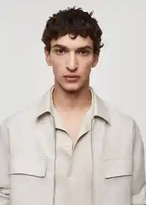 Chaqueta Arturo2 Arena Talla M Hombre Mango