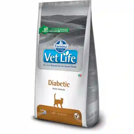 Vet Life Alimento para Gatos Adultos Diabetic 