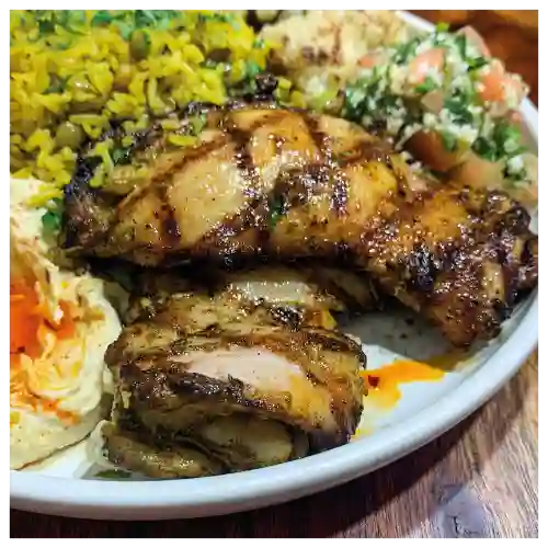 Pollo Árabe Platter